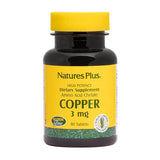 Natures Plus Copper 3 Mg Biotron Amino Acid Chelate 90 Tablets