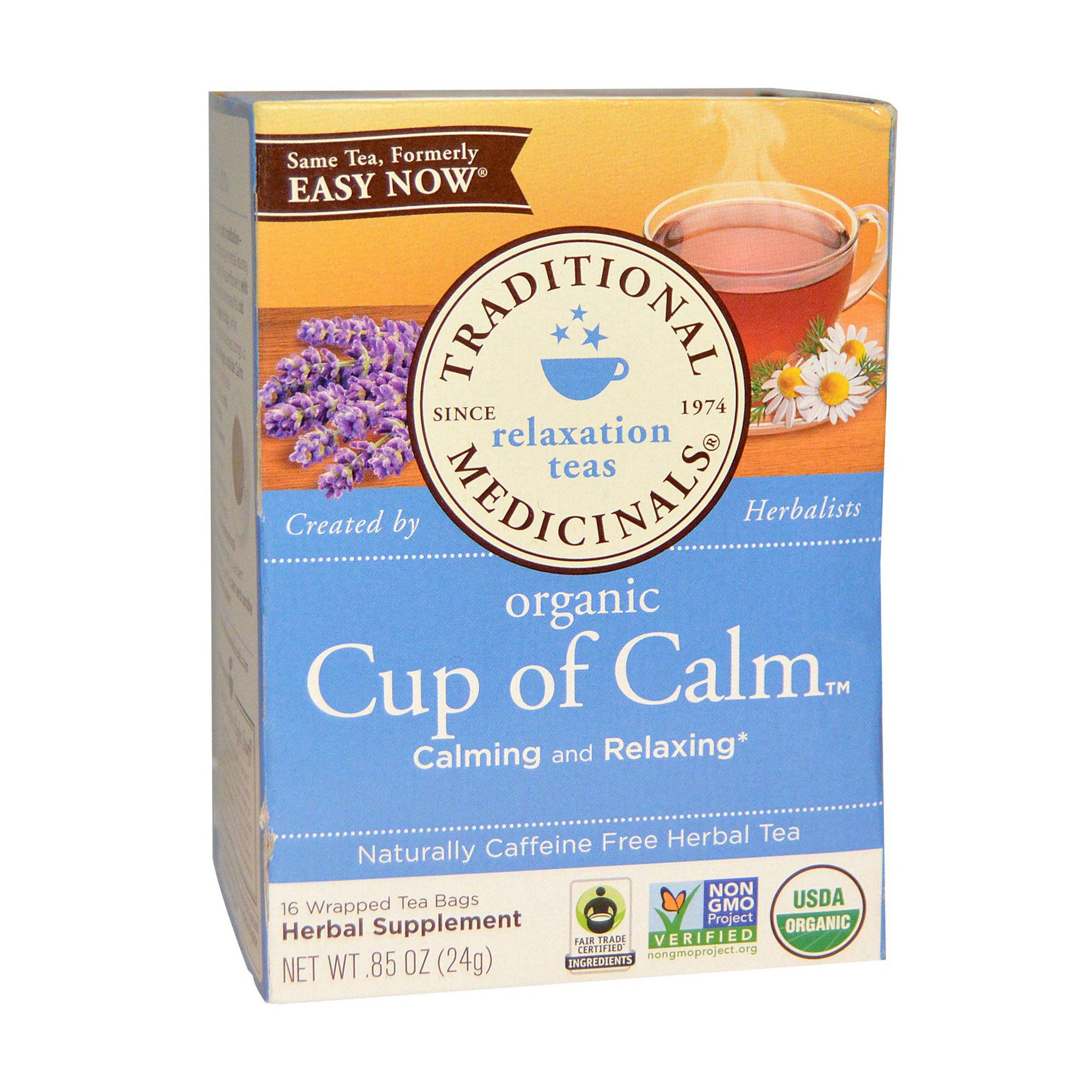 Traditional Medicinals Cup Of Calm 16 Tea Bags