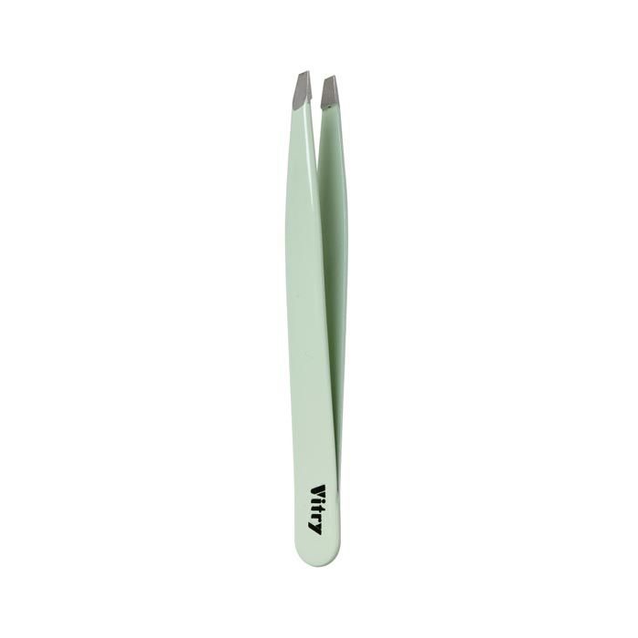 Vitry Light Green Professional Tweezer Slant Ends