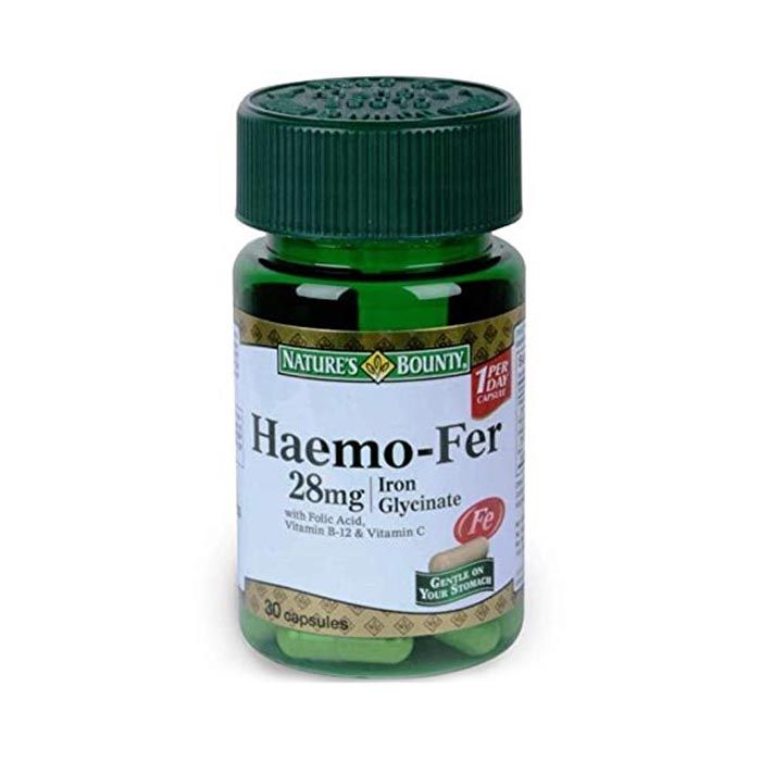 Natures Bounty Haemo-Fer 28 mg 30's