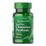 Puritan's Pride Chromium Picolinate 200 mcg Tablets 100's