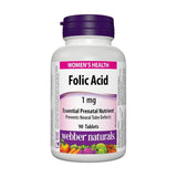 Webber Naturals Folic Acid 1 mg 90's