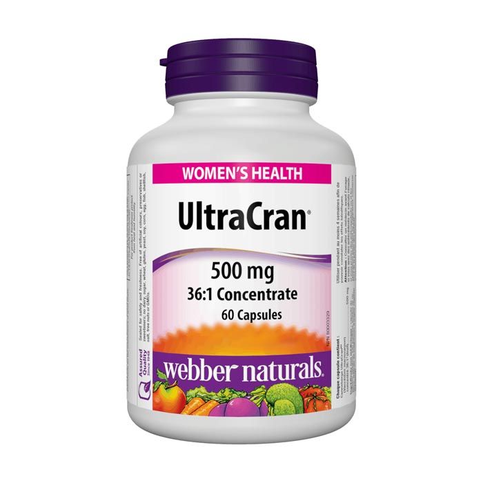 Webber Naturals Ultra Cran 500 mg 60's