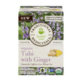 Traditional Medicinals Tulsi With Ginger 16 Tea Bags