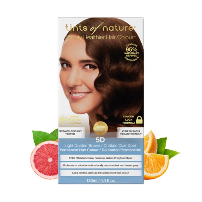 Tints Of Nature Permanent Hair Color - 5D Light Golden Brown