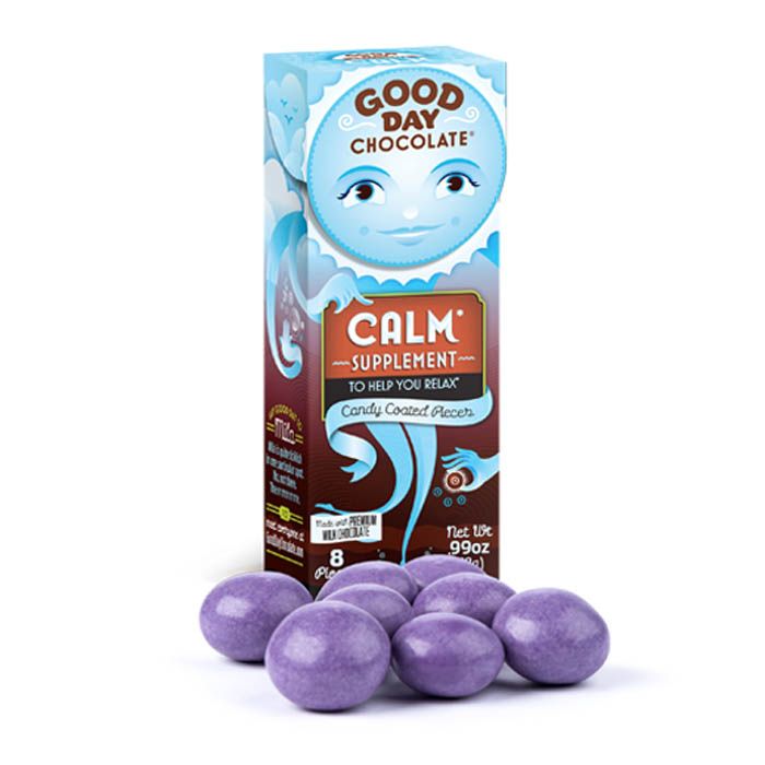 Good Day Chocolate Calm Supplement 8 Count- Box Of 12pcs