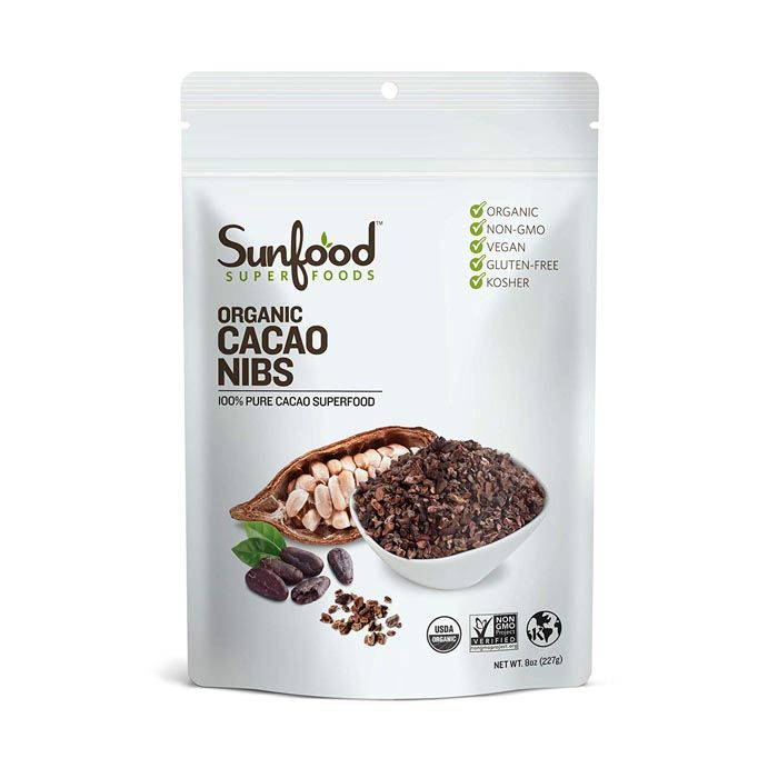 Sunfood Superfoods Cacao Nibs Organic 8 Oz