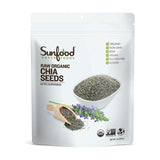 Sunfood Superfoods Chia Seeds Organic Raw 1lb