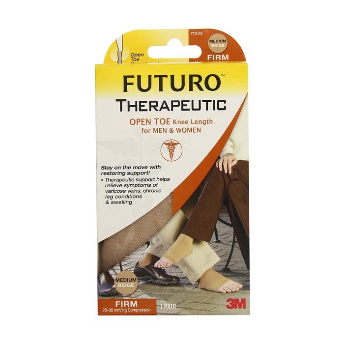 Futuro Open Toe Knee Length For Men & Women Medium