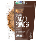 BetterBody Foods Organic Cacao Powder 453 g