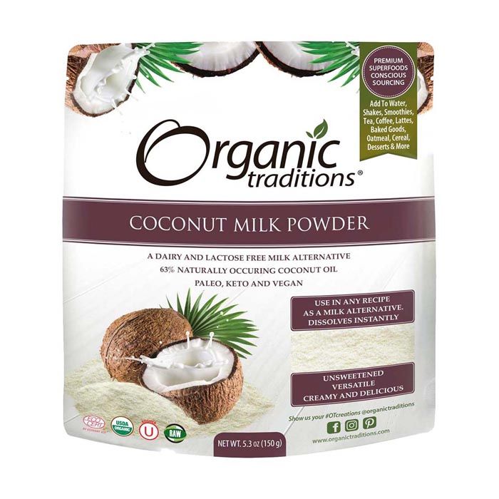 Organic Traditions Coconut Milk Powder 150 g