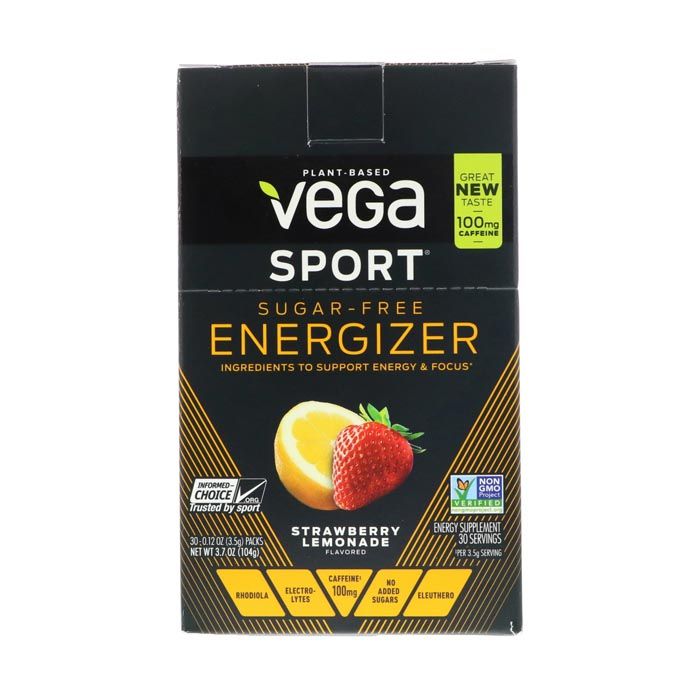 Vega Sport Sugar-Free Energzer Strwbry Lemonde 3.5gx30