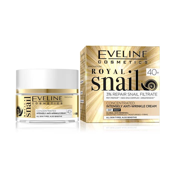 Eveline Royal Snail Concentrated Actively Smoothing Day & Night Cream 30+ 50 ml