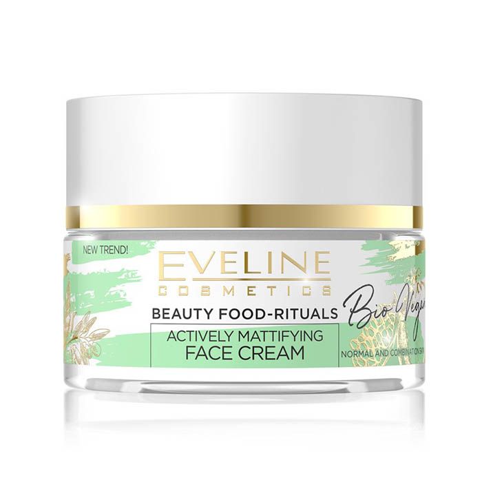 Eveline Beauty Food Bio Vegan Actively Mattifying Face Cream 50 ml
