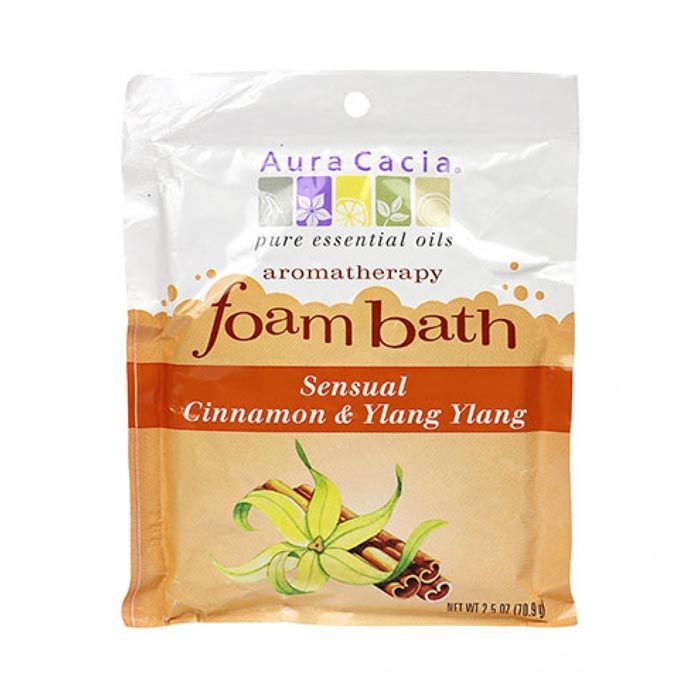 Aura Cacia Sensual Cinnamon & Ylang Ylang Foambath 70.9 g