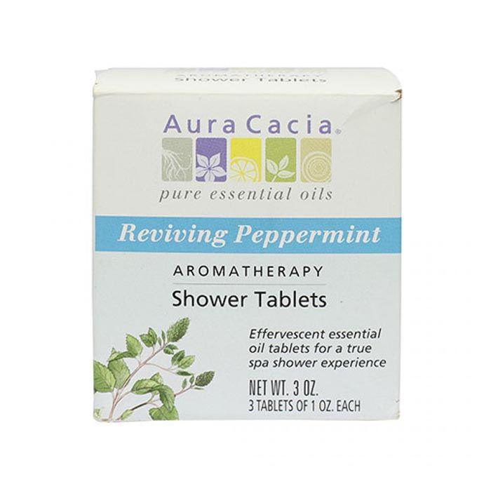 Aura Cacia Reviving Peppermint Shower Tablets 85 g