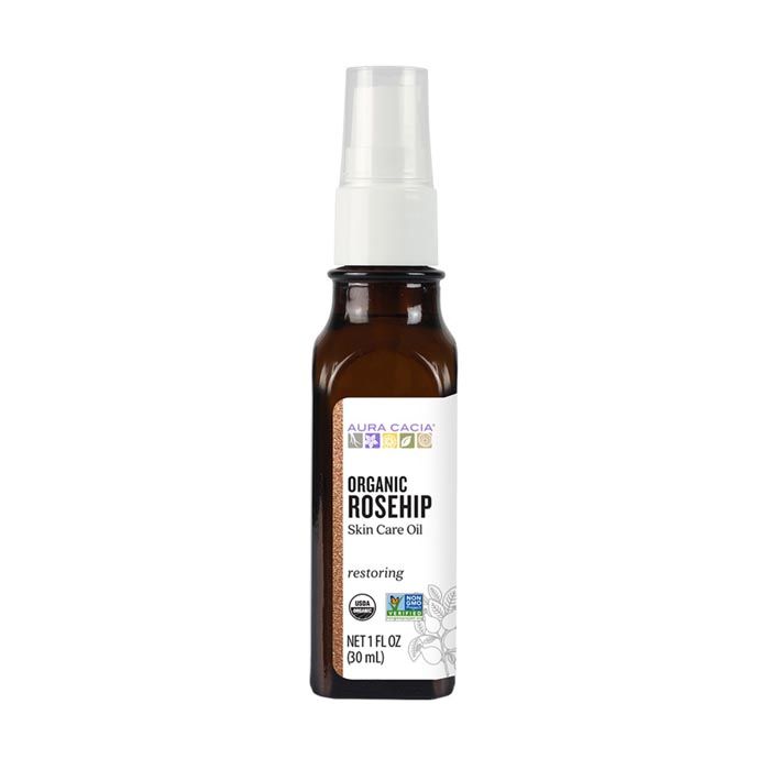 Aura Cacia Rosehip Oil Organic Skin Care Oil 30 ml