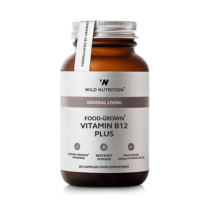 Wild Nutrition Food-Grown Vitamin B12 Plus 30 Capsules