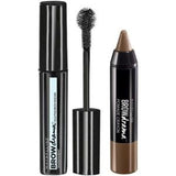 Maybelline New York Brow Kit Dark Brown Blister + Free Brush
