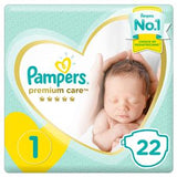 Pampers Premium Care New Baby 1 2-5 kg Carry Pack 22??