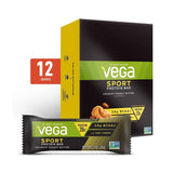 Vega Sport Protein Bar Crunchy Peanut Butter 70g - Box Of 12 Bars