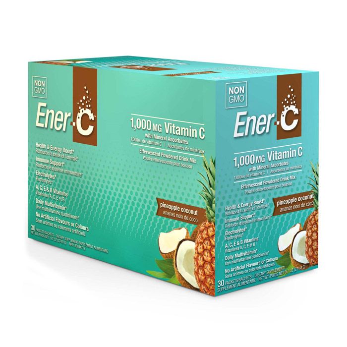 Ener C Pineapple Coconut - Box of 30 Pieces