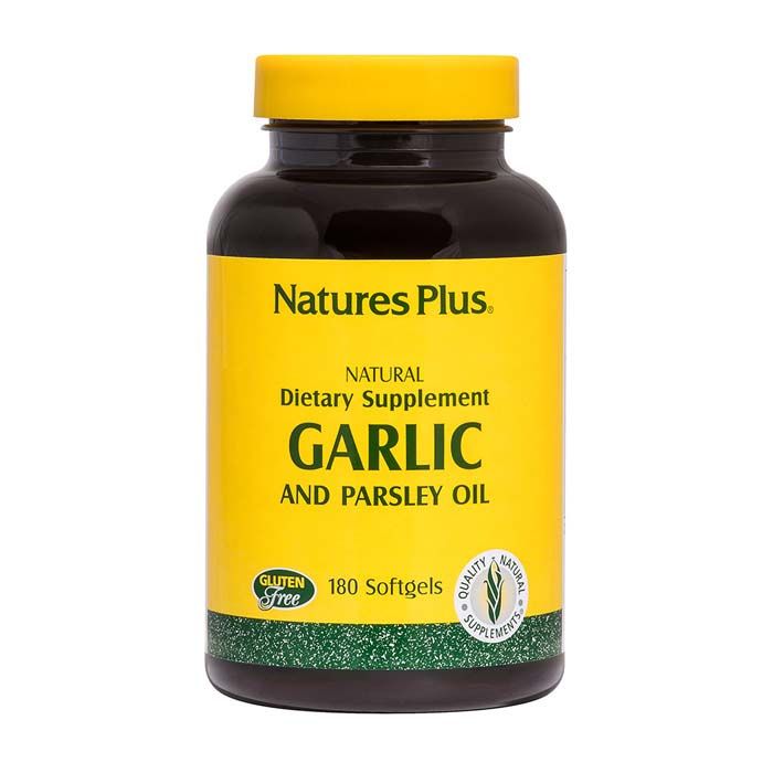 Natures Plus Garlic & Parsley Oil Softgels 180's
