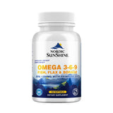 Nordic Sunshine Fish Flax & Borage 3-6-9 With Primrose Oil 100 Softgels