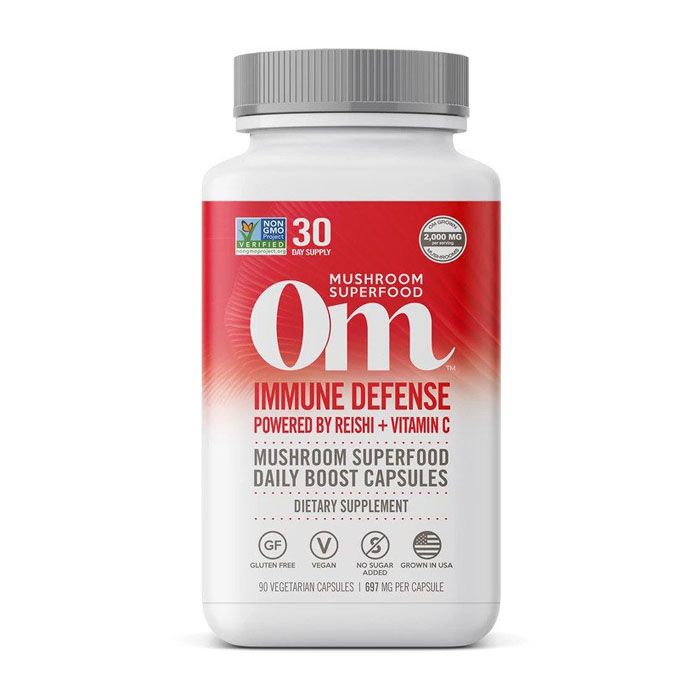 Om Immune Defense Mushroom Superfood 90 Vegetable capsules