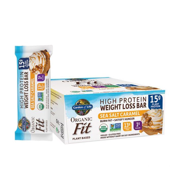 Garden of Life Organic Fit Bar Sea Salt Caramel (12 per carton)